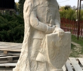 Rzeźba Bolka II w piaskowcu - IV 2019